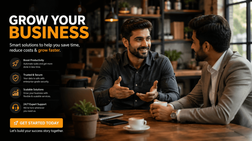 Photo of two business owners chatting casually, one recommending a service to the other.png
